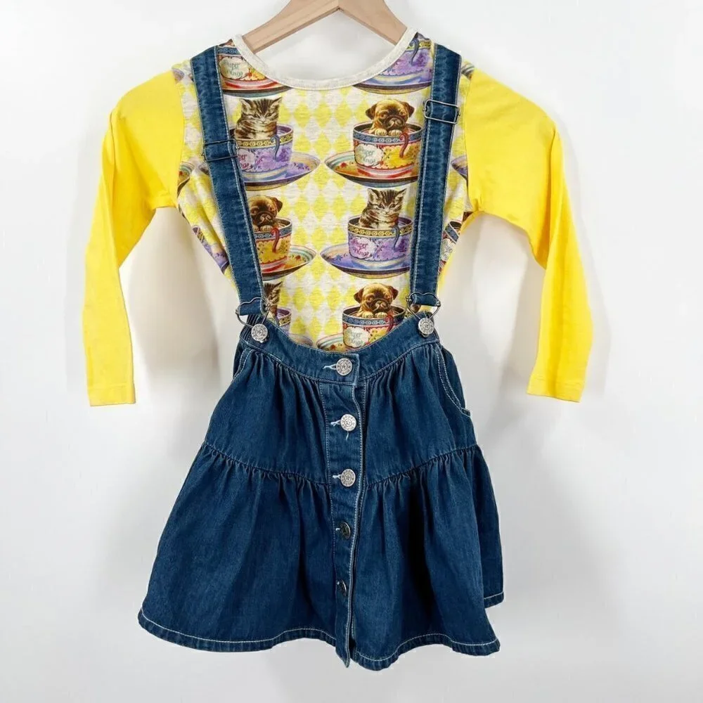 Paper Wings Denim Pinafore Tee Bundle